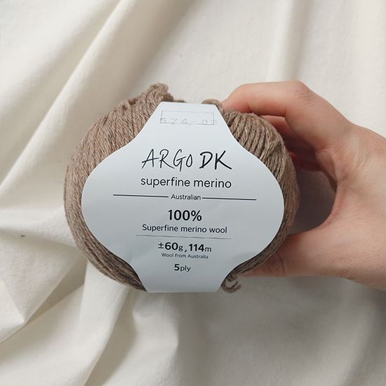 아르고 DK 60g - 대바늘 옷 뜨는 실 양모