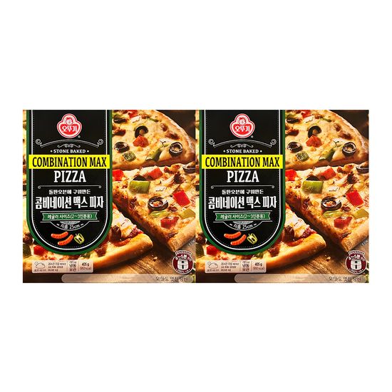 오뚜기 콤비네이션 맥스 피자 405g 2개
