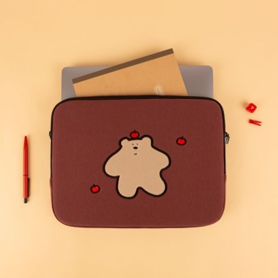 자수 노트북파우치_나의 조그만 행복(ipad 11/13/15)