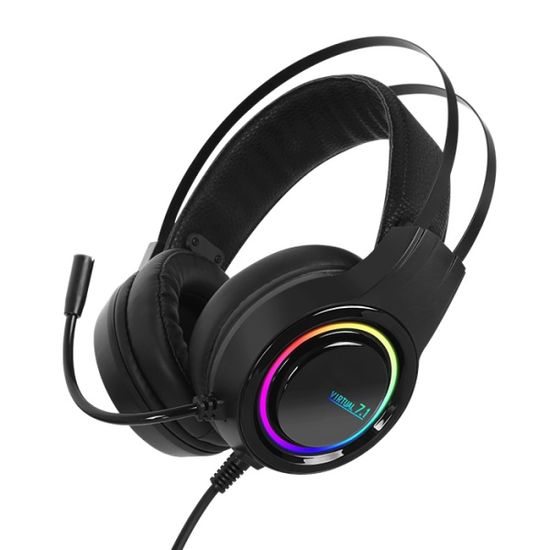 CH50 IMPACT 가상 7.1채널 RGB LED 진동 게이밍헤드셋
