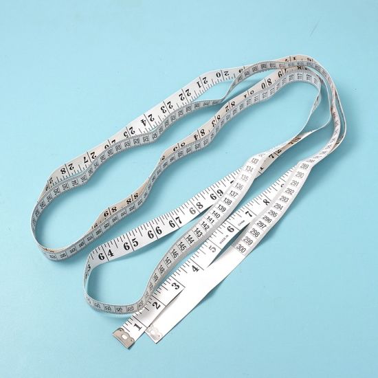 바디측정 피팅 줄자(3M) (화이트) 재봉줄자