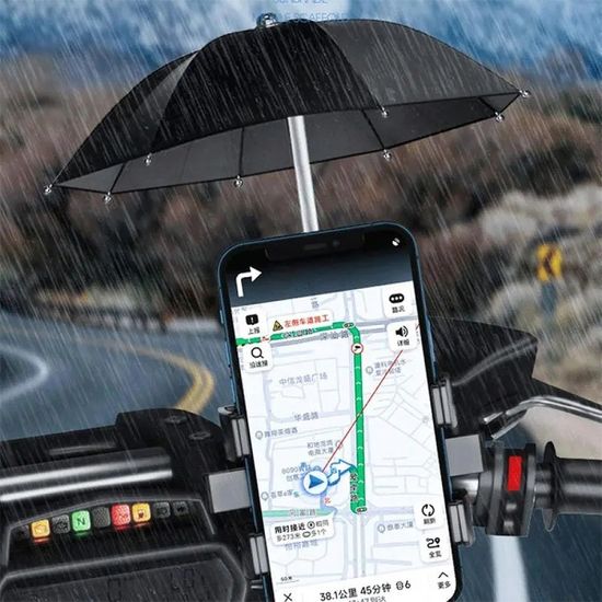 라이더 우산 핸드폰 원터치 자전거 오토바이 거치대