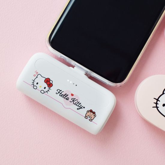 산리오캐릭터즈 도킹형 보조배터리 5000mAh 8핀,C타입