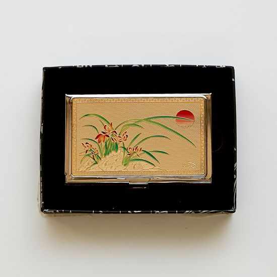 한국 전통기념품 금장 명함케이스 외국인선물