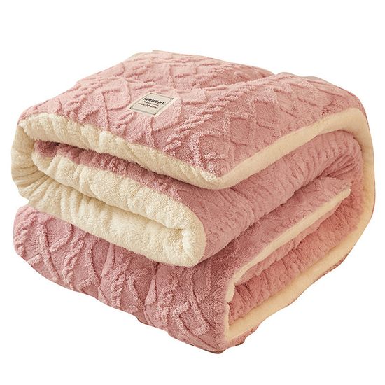 포근 꽈배기 극세사 겨울 차렵이불
