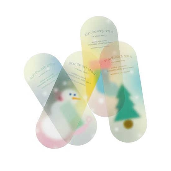 [프롬디얼리던] 라벨 윈터 글로우 북마크