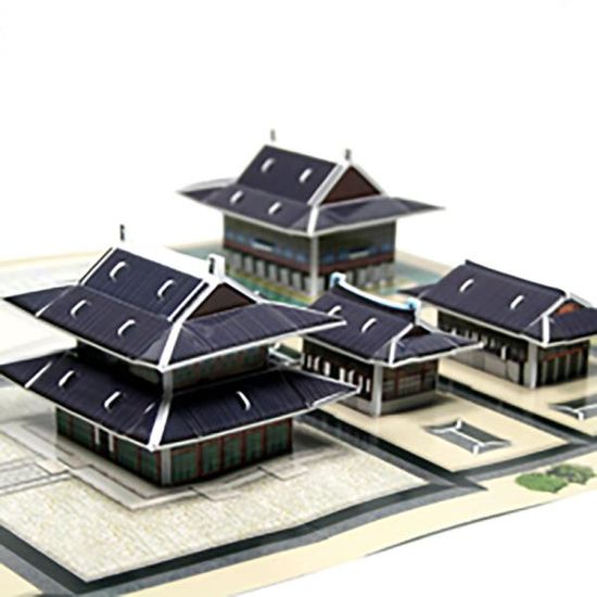 DIY 입체 퍼즐 조립 키트 경복궁