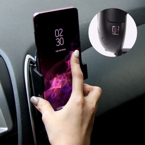 C10 무선 충전 자동 슬라이드 차량용 거치대