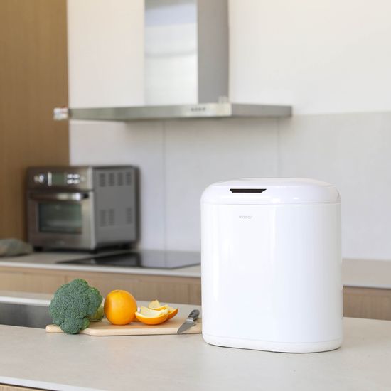 무아스 밀크캔디 자동 센서 인테리어 휴지통 12L