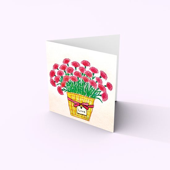 MCG2404- CARNATION LOVE 미니카드 신상카드