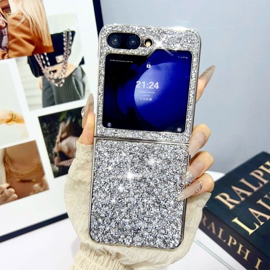 갤럭시 Z플립 6 5 4 3 큐빅 글리터 펄 반짝이 케이스