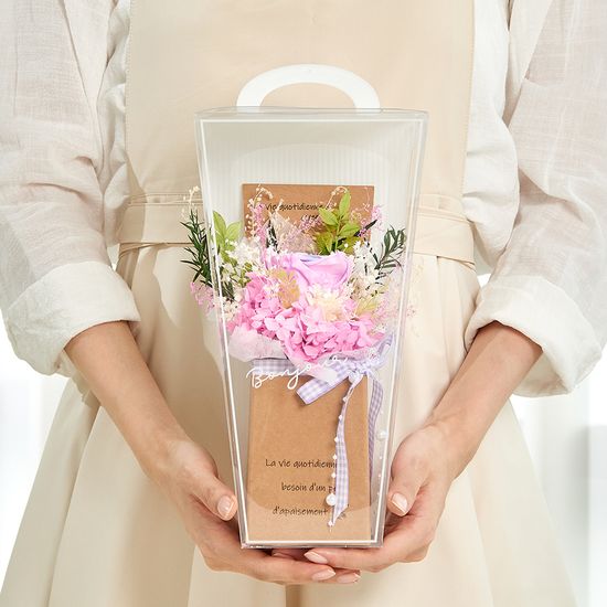 프리저브드 플라워 핸드 캐리어 플라워 꽃다발 - 6종