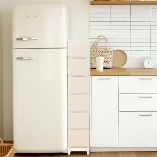 보노 심플리 240 플라스틱 서랍장 6단 슬림형 틈새장