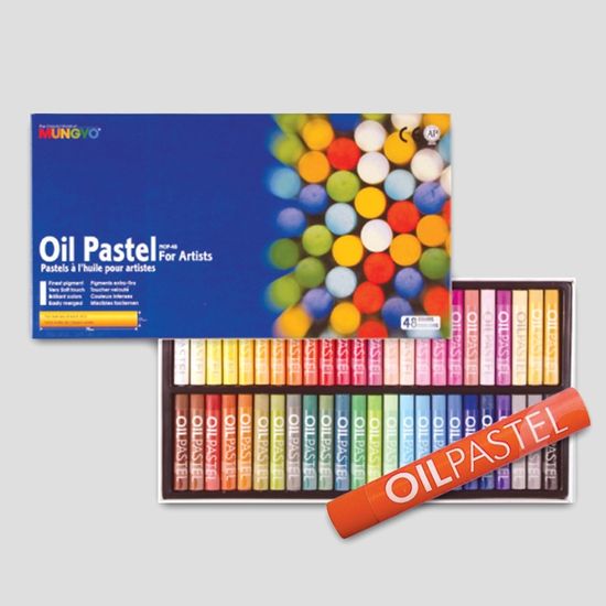 문교 오일파스텔 48색