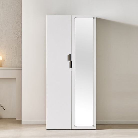 보루네오 세인트 LPM 키큰장_도어 800 거울 이불장