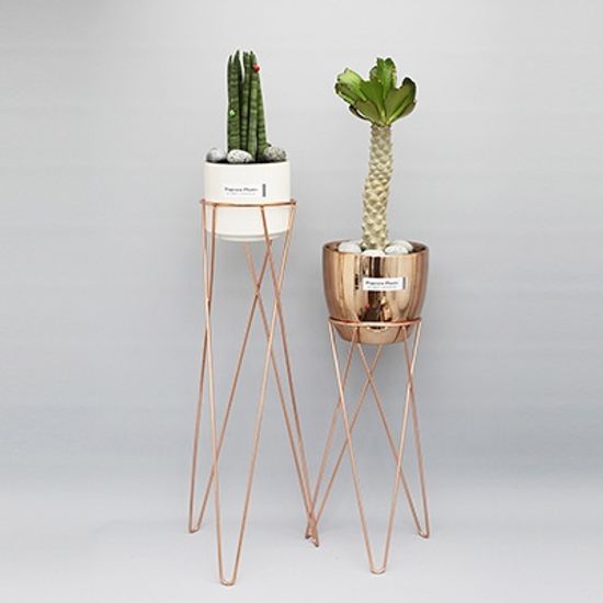 샤이니 화분 스탠드(L)-14.5(지름) x 40cm