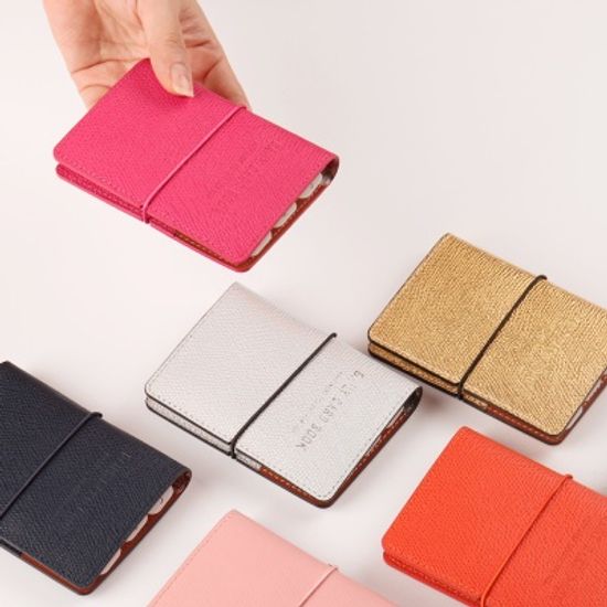 카드 케이스 천연가죽 명함 카드북 7color