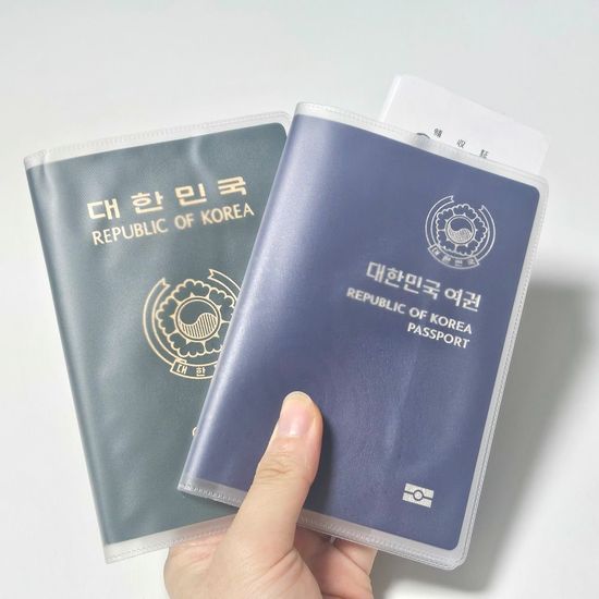 신여권 구여권 투명 여권케이스 커버(WEF334F)