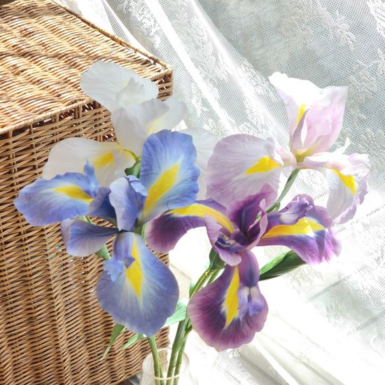 리얼터치 아이리스 롱스템 4 colors