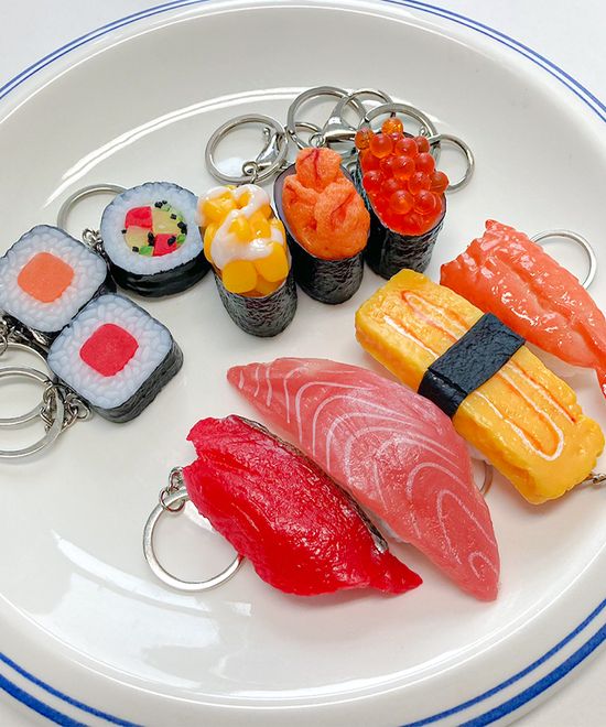 10종 초밥 음식 키링 미니어쳐 에어팟키링 선물