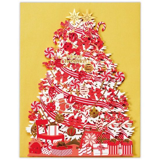 홀마크 크리스마스 입체 카드-807290