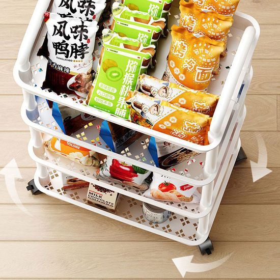 이동식 주방 욕실 수납 틈새 선반 수납장 철제 4단