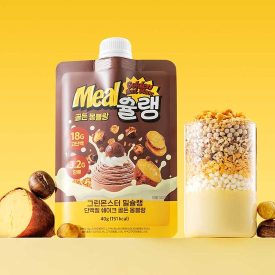 [그린몬스터] 밀슐랭 단백질 쉐이크 40g X 5개