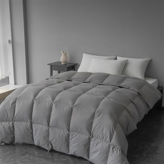 케이맘 사계절사용 구스이블 그레이 220x240cm F789