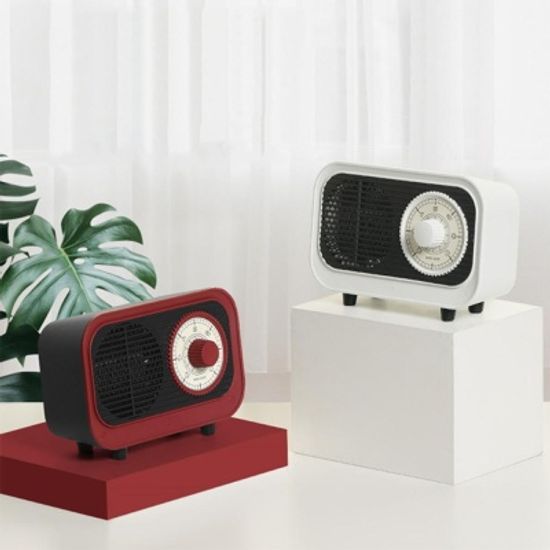 가정용 빈티지 미니 레트로 감성 온풍기 히터 2color