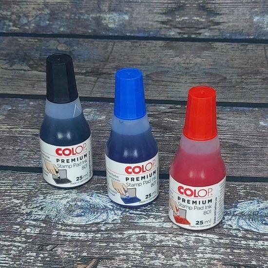 컬럽 넘버링,자동 스탬프패드 리필 잉크 PREMIUM 801