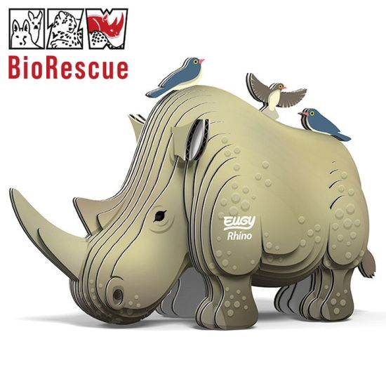 유기(Eugy) 3D 입체퍼즐 Rhino 코뿔소 076