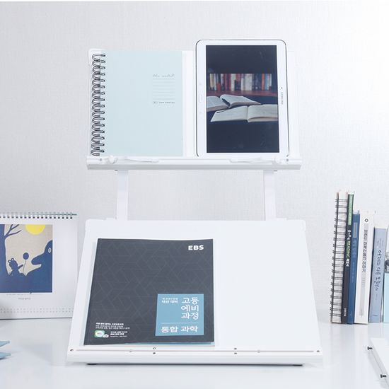 위너 눈높이 화이트 40 슬라이드 2단 독서대