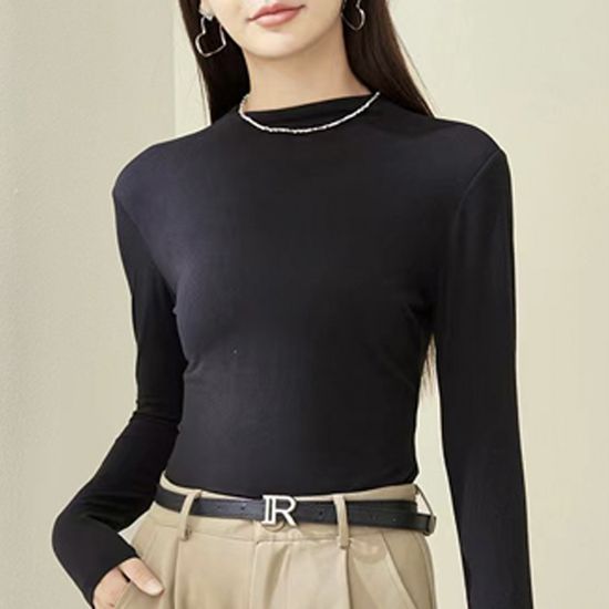 [쫀쫀 괴물스판!] 올데이 치즈스판 반목 폴라 티셔츠