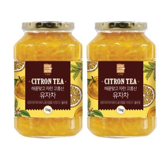 해풍맞고자란 고흥산 유자차1kg+1kg (1+1)