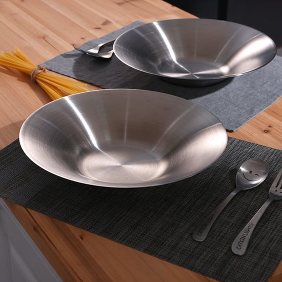 까사니 스텐 플레이트 디피 파스타 접시