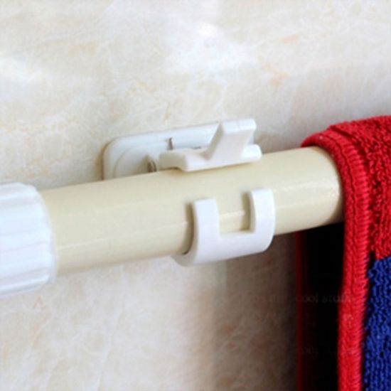 붙이는 커튼봉 브라켓 2p