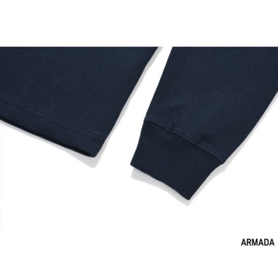 칼하트 K126 워크웨어 포켓 긴팔티 Navy