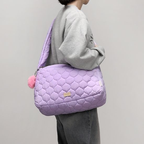 Bubble cross bag_purple