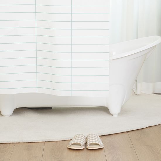 위켄트 스트레이트 국내 제작 욕실 방수 샤워 커튼