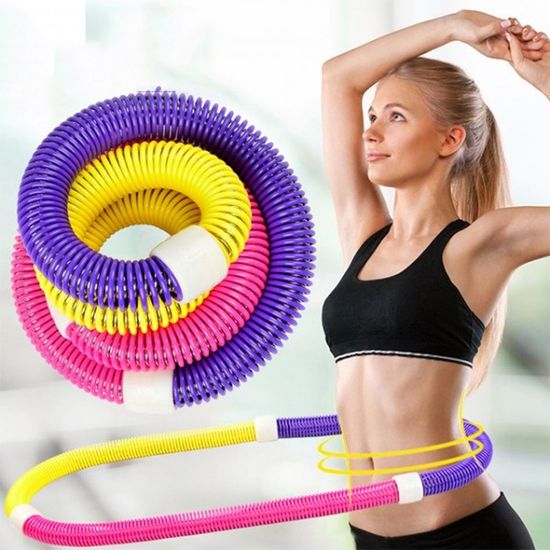 훌라후프 허리 용수철 마사지 실내 운동기구 860g