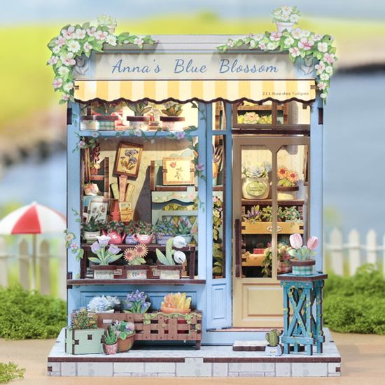 핸즈크라프트 DIY미니어처 북눅 안나의 블로썸 꽃집