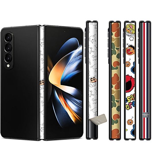 갤럭시z폴드4 캐릭터 3D 힌지보호 필름 스티커 스킨