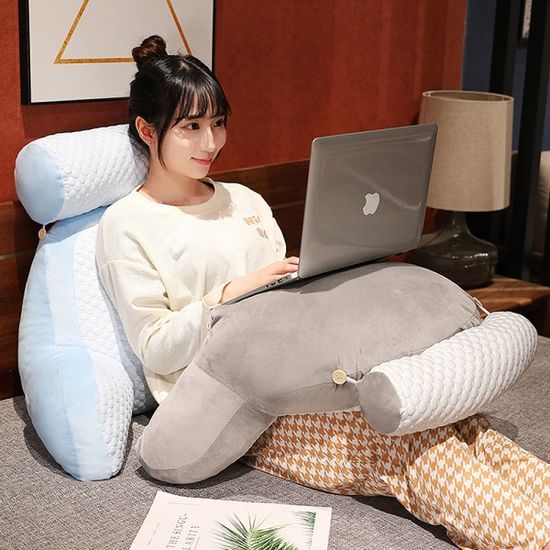 쿨원단 탈부착 베개 등받이 삼각쿠션 3color