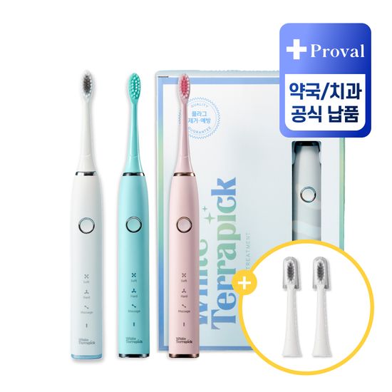 [치과/약국판매] 프로벨 저자극 음파전동칫솔+칫솔모