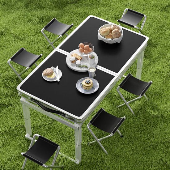 휴대용 알루미늄 대형 접이식 테이블 2color