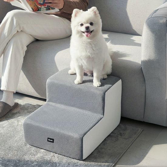 레토 강아지 계단 논슬립 2단 스텝 LDS-T02