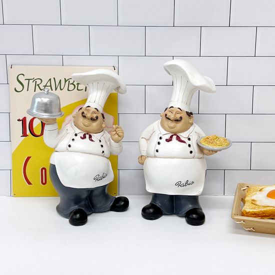 파비오 레스토랑 쉐프 장식품 세트 라지