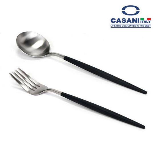 스텐 커트러리 (포크+숟가락) 파스타 샐러드 디너스푼