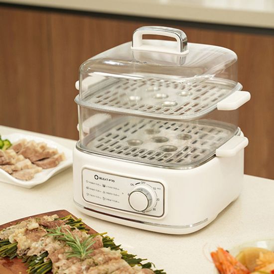 셀렉프로 3.5L 스팀 스텐레스 3단 멀티 찜기 SMS-291