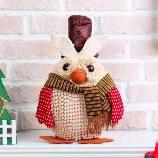 크리스마스 부엉이 인형(46cm)/크리스마스장식소품